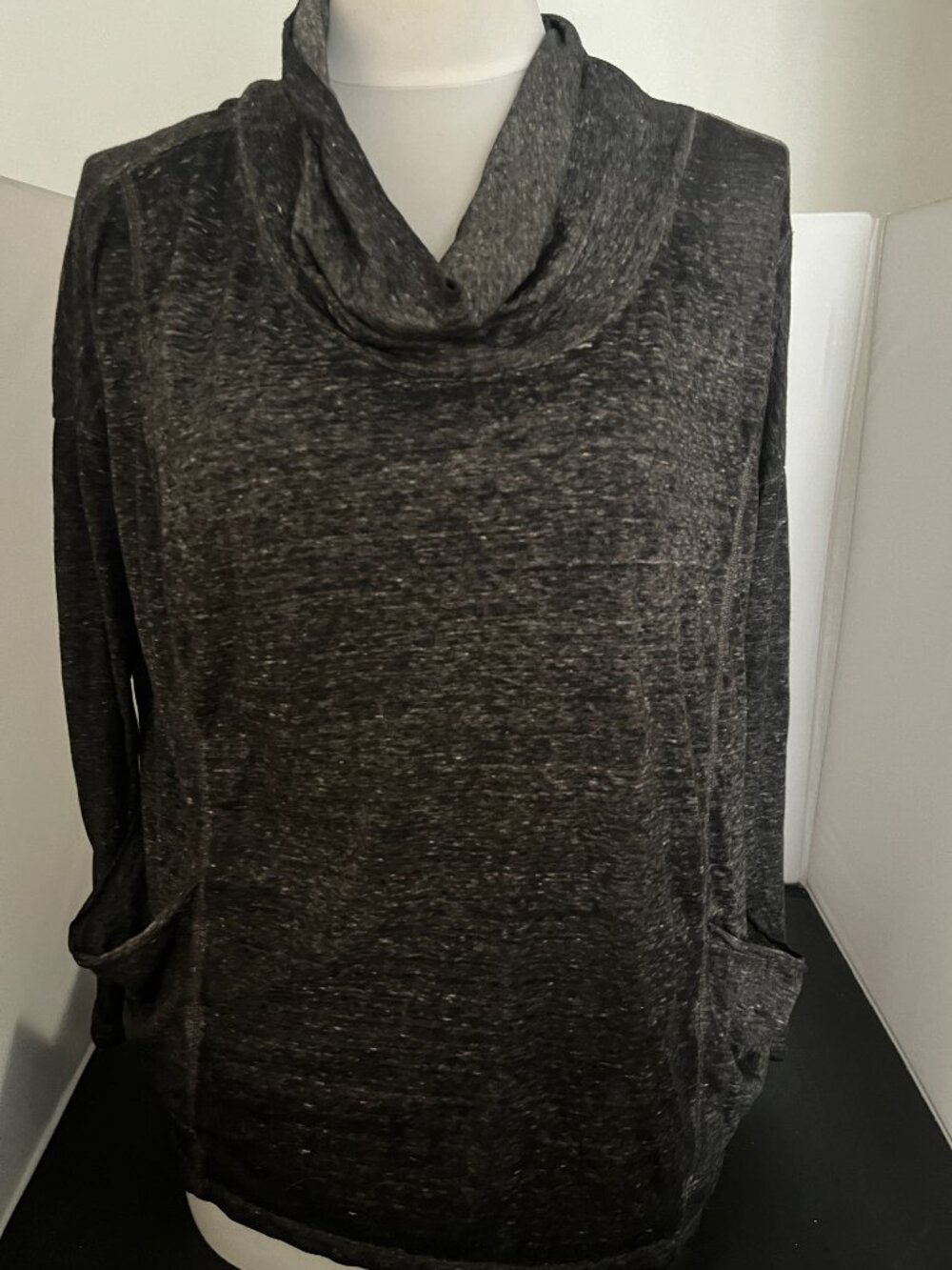 Boho Indie Cowl Neck w/ Pockets - Enti